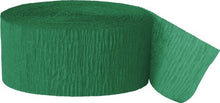 Green Crepe Paper Streamer, 81ft, 1ct
