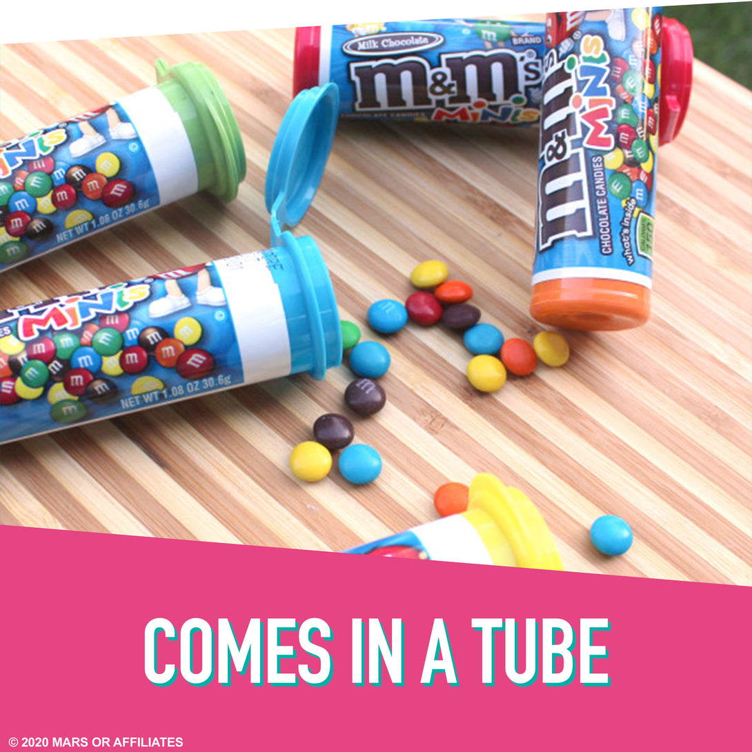 MINIS Milk Chocolate, tube, 24 count box